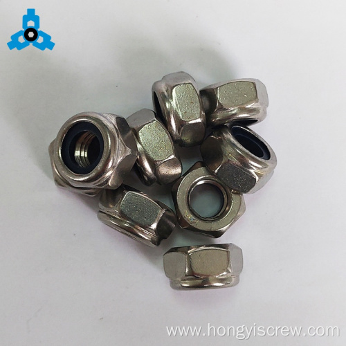 Stainless Steel Lock Nuts m4 with Nylon Insert